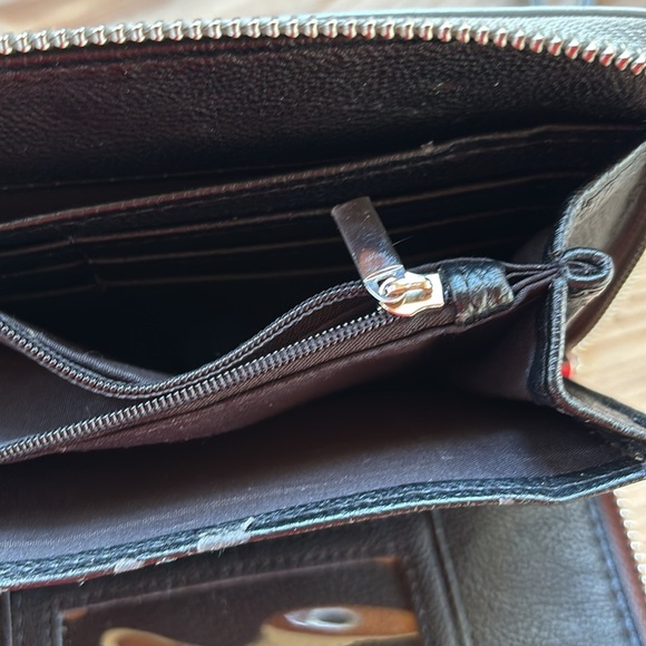 2 Betsey Johnson Wallets 1 Pink 1 Gray Length 8 Inches Width 5 Inches - Picture 4 of 13